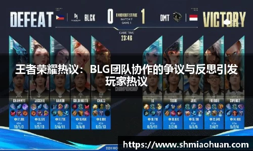 王者荣耀热议：BLG团队协作的争议与反思引发玩家热议